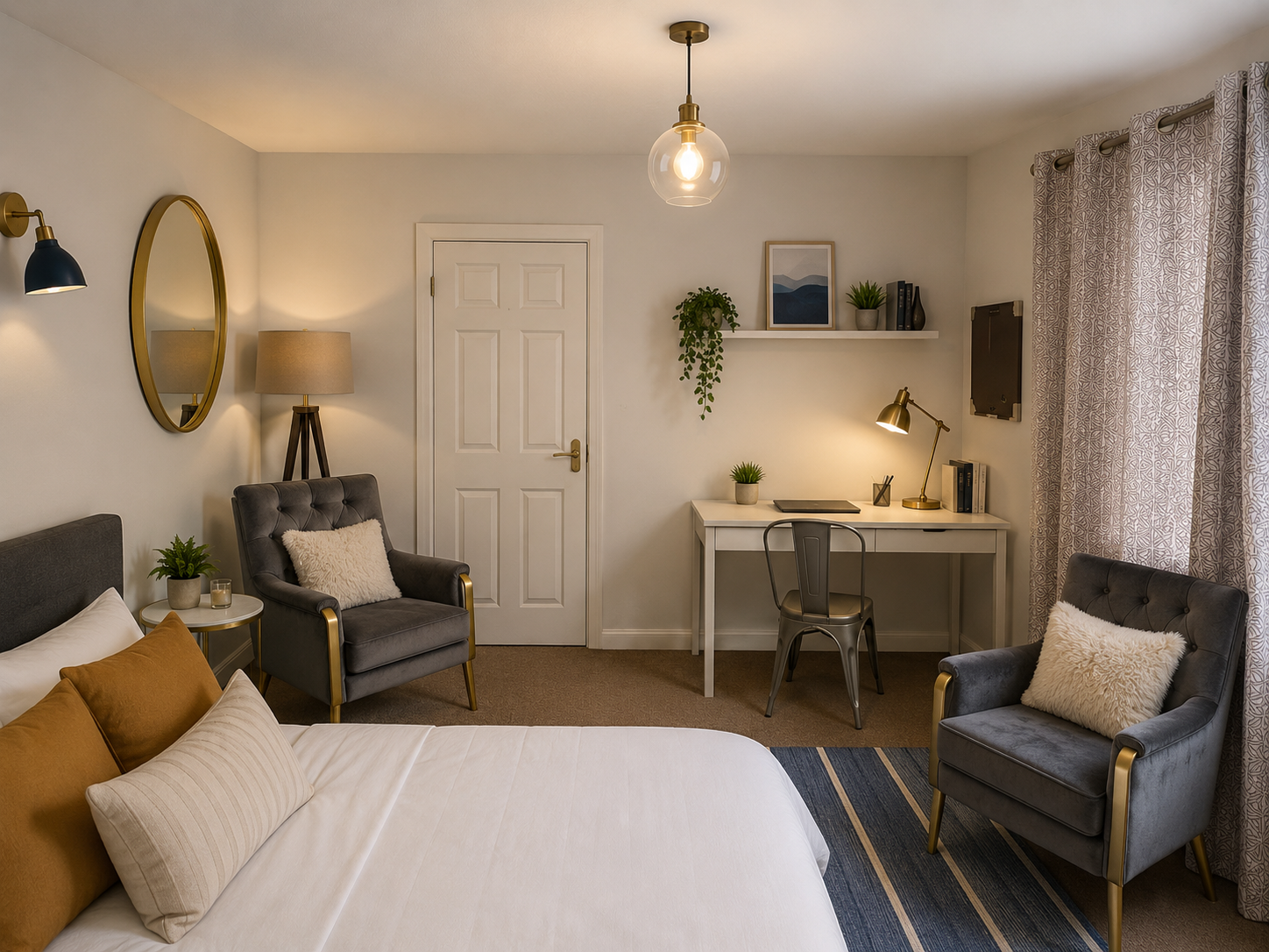 Bedroom interior design after